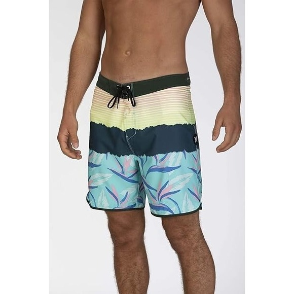 Hurley Men's Phantom Swim Trunks Board Shorts Size‎ 32 Beach Surfing Drawstring - Picture 1 of 9